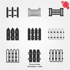 Fence icons