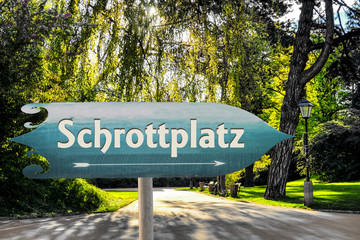 Schild 254 - Schrottplatz