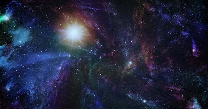 The universe, space, stars, nebulae, planets.