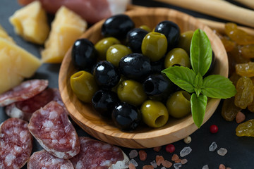 served antipasti