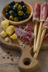 served antipasti