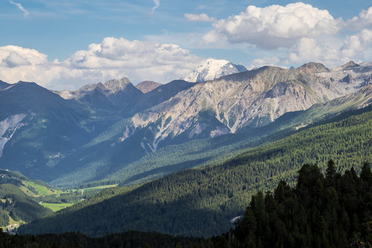 Schweiz - Kanton Graub&uuml;nden - Tschierv - Ofenpass