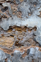 Part of a stone wall, for background or texture