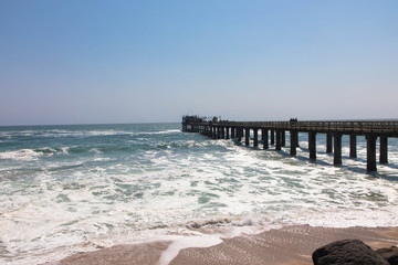 Fototapeta premium Jetty, Holzsteg in Swakopmund