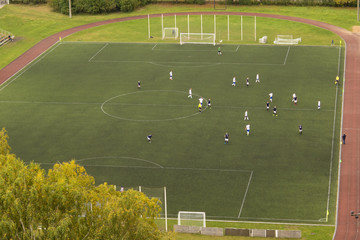athletic field