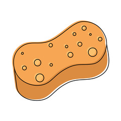 dish sponge isolated icon