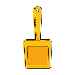 dustpan clean isolated icon