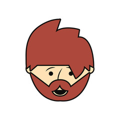 man face  vector illustration