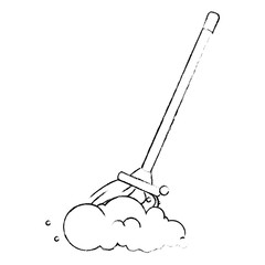 mop clean isolated icon