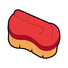 cleaning brush isolated icon