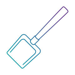 dustpan clean isolated icon