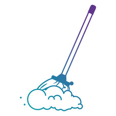mop clean isolated icon