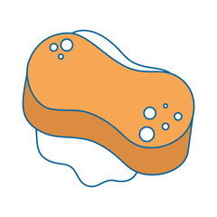 dish sponge isolated icon