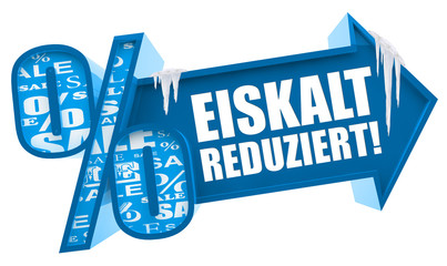 Eiskalt reduziert! Button, Icon