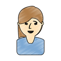 woman  face  vector illustration