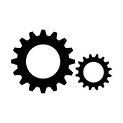 gears machine isolated icon