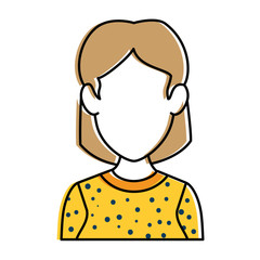 Obraz premium beautiful woman avatar character