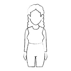 beautiful woman avatar character