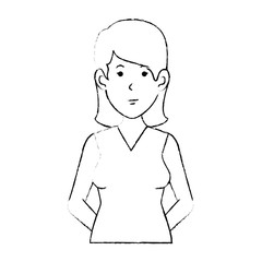 beautiful woman avatar character