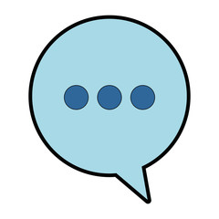 speech bubble isolated icon