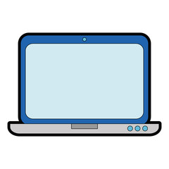 laptop computer isolated icon