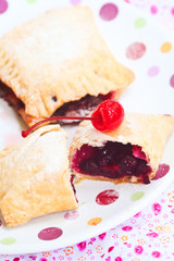 Pies with berries