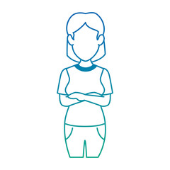 beautiful woman avatar character