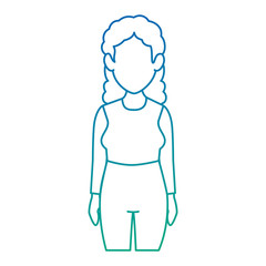 beautiful woman avatar character