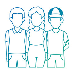 people casual avatars characters