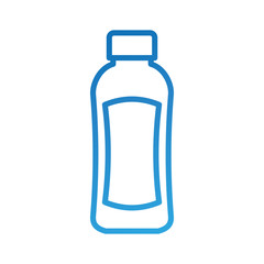 shampoo plastic bottle lotion or shower gel template design vector illustration