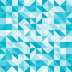 Abstract blue triangle and square in light blue color pattern, Vector illustration,