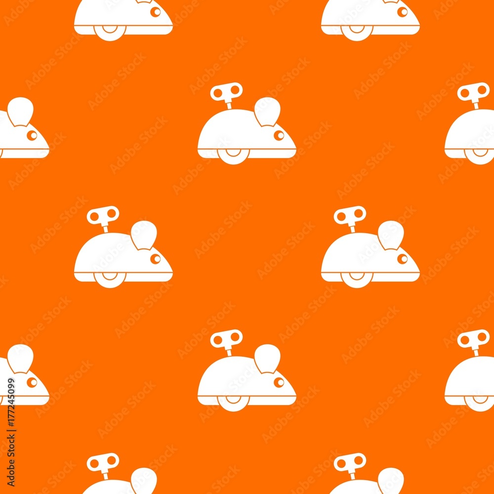Poster clockwork mouse pattern seamless