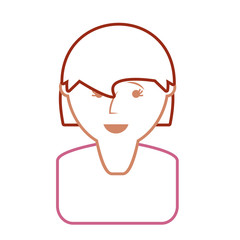 woman face vector illustration