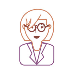 woman face vector illustration