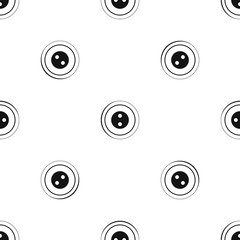 Button pattern seamless black