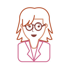 woman face vector illustration