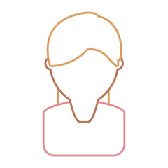 woman face vector illustration