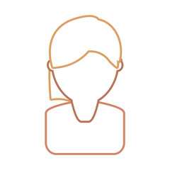 woman face vector illustration