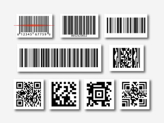 bar code vector 