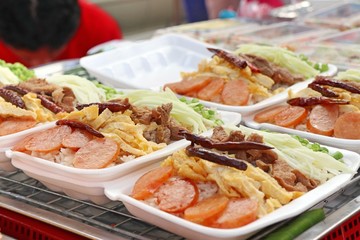 Fried rice with shrimp paste