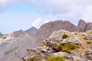 The highest peaks of Olympus.