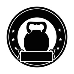 weight lifting isolated icon