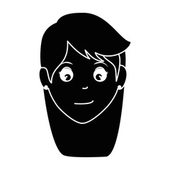 beautiful woman head avatar character