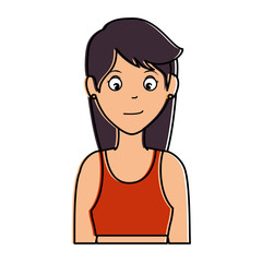 woman athlete in sports suit