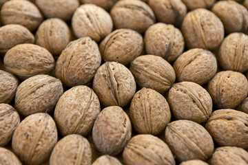 walnuts background, nuts texture