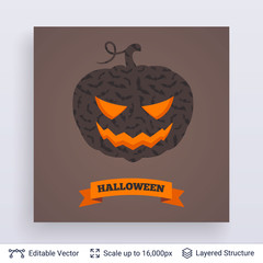 Halloween party poster.