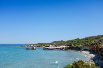 Apulian coastline in a summer day. Italy