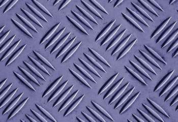 Blue color metal floor pattern