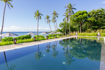 beautiful swimming pool at Balesin Island