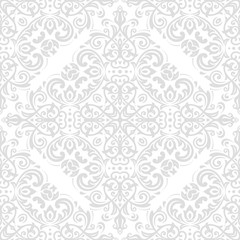 Classic seamless vector light pattern. Traditional orient ornament. Classic vintage background